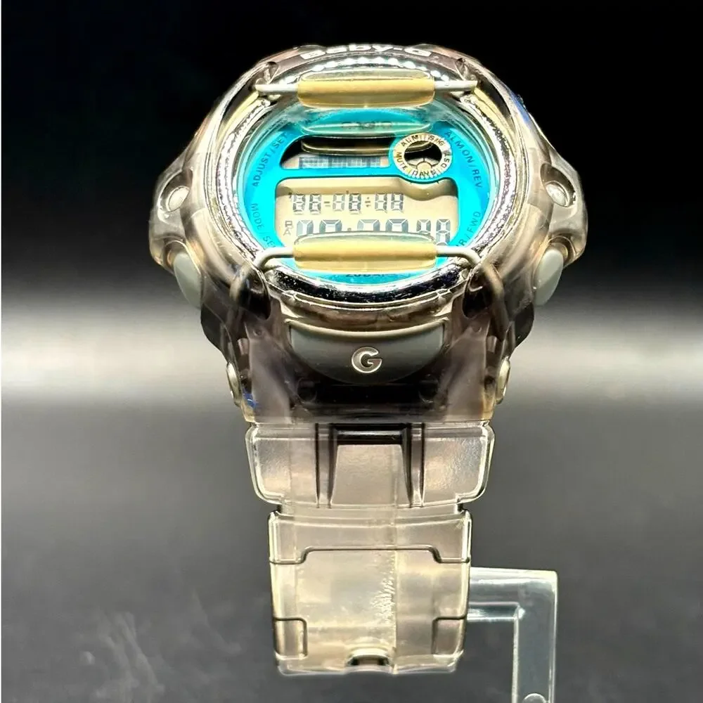 Casio Baby-G BG-169R-8B Translucent Gray Digital Data Bank 200M Women’s Watch